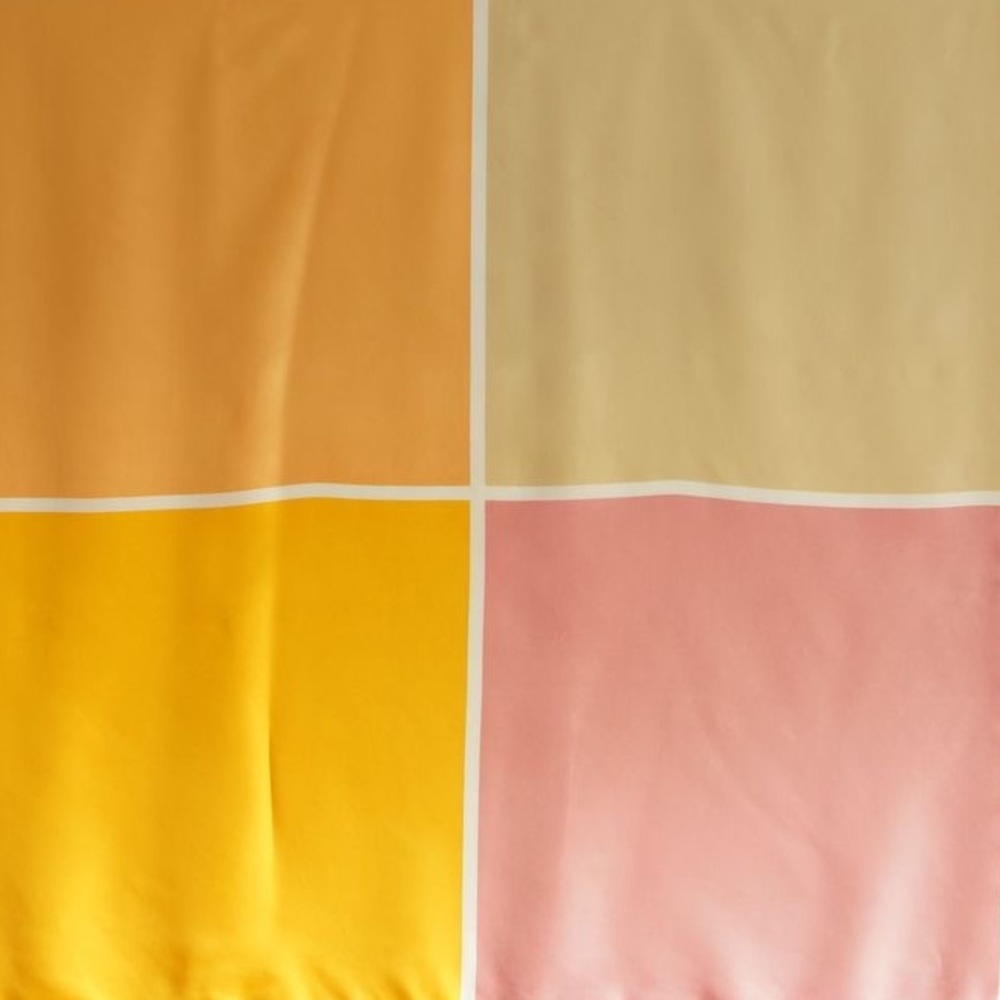 Hermes Quadri Sunrise 90cm Silk Scarf